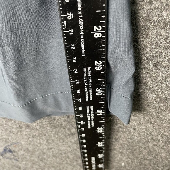 Eddie Bauer Pants Mens 36x32 Blue Gray Outdoors Hiking Nylon Cargo - Picture 7 of 8